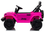 Mamido Elektrické autíčko Jeep Rubicon 24 V 2x200 W růžové