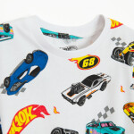 Tričko s krátkým rukávem Hot Wheels- bílé - 92 WHITE