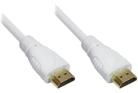 Techly bílá / HDMI kabel / 0,5 m / 4K / s Ethernetem / ARC (ICOC-HDMI-4-005NWT)
