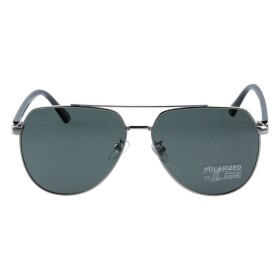Polarizační sluneční brýle Aviator, šedé