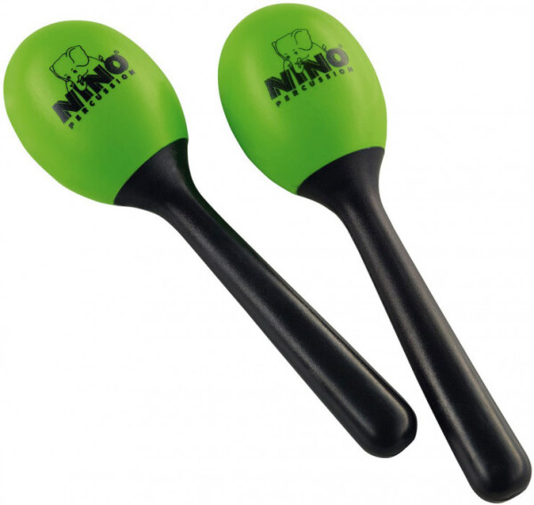 NINO Percussion NINO569GG Plastic Egg Maracas 6” Grass-Green