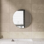 Erga Round, kulaté zrcadlo 50cm, ERG-V01-ROUND-5050-CL