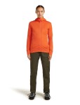 ICEBREAKER Wmns Mer 260 Quantum IV LS Zip Ho, Fervid velikost: S