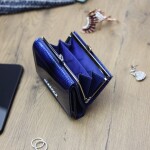 Dámská kožená malá peněženka Gregorio Glassidy, modrá