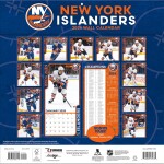 JF Turner Kalendář New York Islanders 2025 Wall Calendar