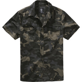 Brandit Košile Roadstar Shirt 1/2 darkcamo 5XL