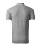 Perfection plain polokošile pánská tmavě šedý melír 2XL