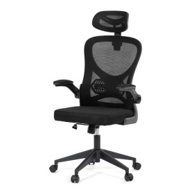 Kancelářská židle, houpací mechanismus, černá, KA-K2021 BK