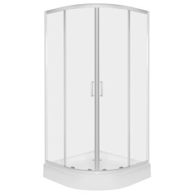 KERRA - Sprchový kout s vaničkou Aruba 80 , chrom 5907548124647