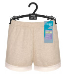 Dámské šortky GO Ribbed Short GRAY sv. béžové M013 SLOGGI GRAY