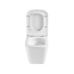 INVENA - WC mísa závěsná, Malaga čtvercová, s prkénkem soft-close CE-96-001-L