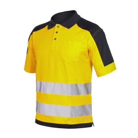 Triko HV POLO SHIRT žluto-modré S žluto-modré