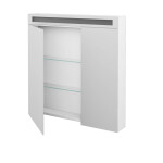 Dřevojas - Dvoudvéřová galerka MAX GA2NO 80 - M01 Bílá mat 237981