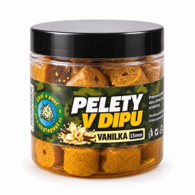 Chyť a pusť Pelety v dipu 200ml - Scopex 15mm,Chyť a pusť Pelety v dipu 200ml - Scopex 15mm
