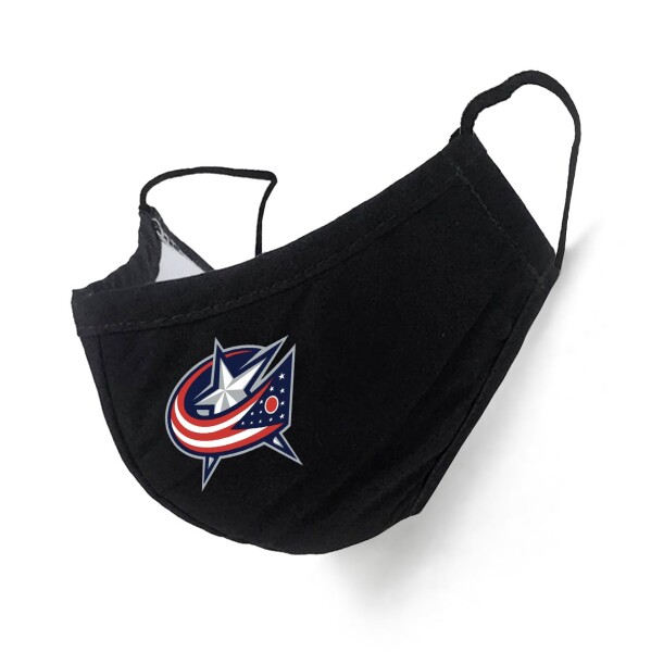 Rouška Columbus Blue Jackets Black Velikost: dětská velikost