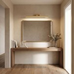 Koupelnové nástěnné LED svítidlo SWE006-1W 73cm GOLD OSW-20105