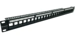 Conexpro Patch panel modulární 24 portů / Patch panel / 19" / 1U / neosazený (PP24-0-UTP)