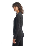 Dámské merino tričko s dlouhým rukávem ICEBREAKER Wmns 200 Oasis LS Crewe, Black velikost: XXL