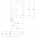 KERRA - Umyvadlo bez podstavce Kleopatra 13 5907548101259-01D