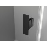 MEXEN/S - Mist H T sprchový kout dveře křídlové levá 115 x 90, transparent, černá 8A5T-115-090-70-00-L