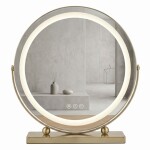 REA - Zrcadlo LED MAKE-UP L.Gold 40 cm HOM-01809