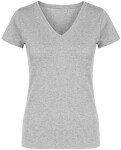 Promodoro 1525 Dámské tričko X.O s výstřihem do V 40.1525 heather grey heather grey 3XL