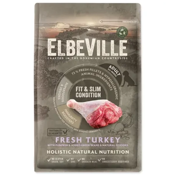 ELBEVILLE Adult All Breeds Fit and Slim Condition Fresh Turkey 4kg (94-12444)