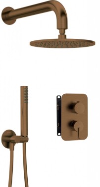 DEANTE - Silia Concealed BOX, baterie Podomítkový sprchový set, s baterií BOX - se sprchovou hlavicí BXYYCQSM