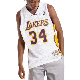 Mitchell & Ness Los Angeles Lakers NBA Shaquille O'Neal M Pánské tričko SMJY4442-LAL02SONWHIT s