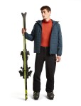 ICEBREAKER Mens 260 Tech LS Half Zip, Agate velikost: L