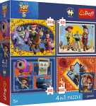 Dětské Puzzle Premium Kids Disney Toy Story 4x88 dílkůPuzzle 4x88 dílků