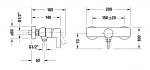 DURAVIT - D-Neo Sprchová baterie, chrom DE4230000010