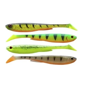 Daiwa Gumová nástraha Prorex Slim Shady Flash Color Set 10,5cm 32g 4ks (15100-701)