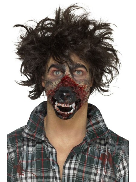 Smiffys.com Sada - vlkodlak - hnědý