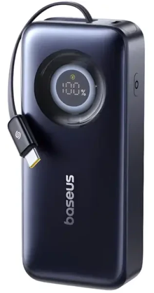 Baseus EnerCore CR11 20000 mAh černá / Powerbanka / 67W / USB-C zatahovací kabel (E0027H00)