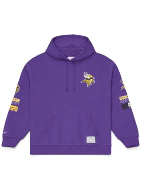 Mitchell & Ness Pánská mikina Minnesota Vikings NFL Triple Check Hoodie Velikost: L