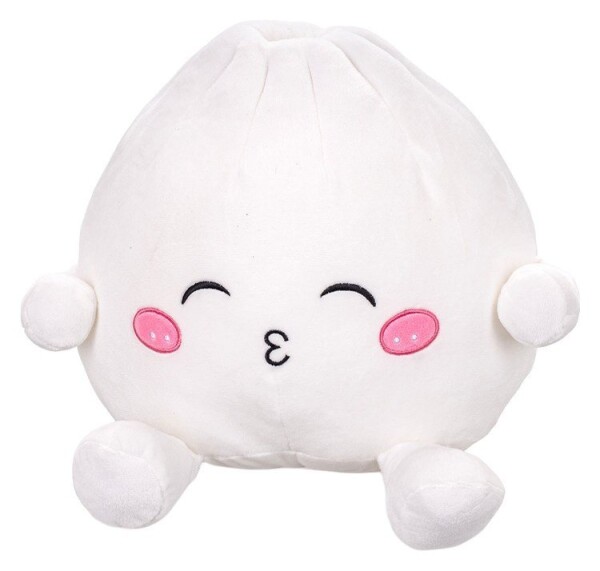 Kawaii Bao knedlíček plyšový 25 cm špulící pusu