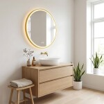 REA - Zrcadlo LED 90cm MMJ HOM-02504