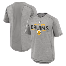 Fanatics Pánské Tričko Boston Bruins 2024 Stanley Cup Playoffs Authentic Pro T-Shirt Gray Velikost: