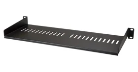 StarTech Ventilovaná rack police 1U černá / Police / 19" / nosnost 20 kg / ocel (CABSHELF1U7V)
