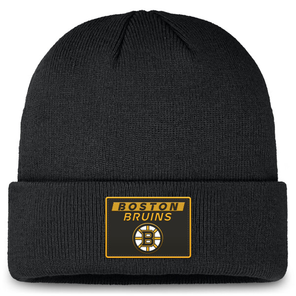 Fanatics Pánská Zimní Čepice Boston Bruins Authentic Pro Rink Prime Cuffed Beanie