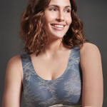 Essential Lace braletka s pěnovou výztuží 5400 grey/rose - Anita Classix 405 grey/rose XXL