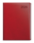Týdenní diář 2026 Baloušek A4 Tomáš - Vivella bordó