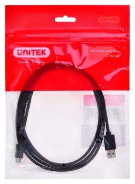 Unitek / Kabel USB / USB-A 3.1 Gen 1 na USB-C / 5 Gbps / 2 m (C14103BK-2M)