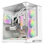 Gamemax NEX C56 VC WH bílá / Skříň / ATX (NEX C56 VC WH)