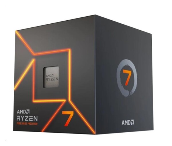CPU AMD RYZEN 7 7700, 8-core, 3.8GHz, 40MB cache, 65W, socket AM5, BOX EDF_232613
