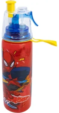 STOR Láhev na pití Spiderman 575 ml / Láhev na pití / Rozprašovací tlačítko / Bez BPA (83527)