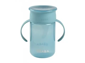 Beaba Hrnek trénovací 360° Blue 340 ml 12m+ (913572BB)