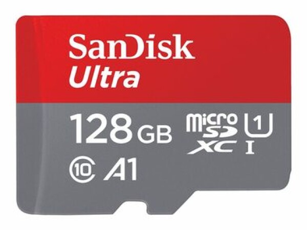 SanDisk Ultra microSDXC 128GB / Class 10 / UHS-I / čtení: až 100MBs (SDSQUNR-128G-GN6MN)