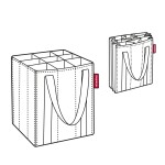 Nákupní taška na lahve Reisenthel Bottlebag Herringbone grey
